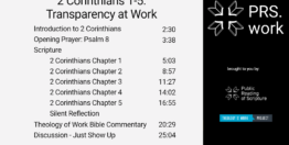 2 Corinthians Chapters 1-5: Transparency at Work (25 minutes)