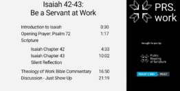 Isaiah Chapters 42-43: Be a Servant at Work (22 minutes)