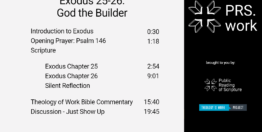 Exodus Chapters 25-26: God the Builder (20 minutes)