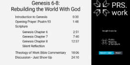 Genesis Chapters 6-8: Rebuilding the World With God (24 minutes)