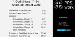 1 Corinthians Chapters 11-14: Spiritual Gifts at Work (26 minutes)